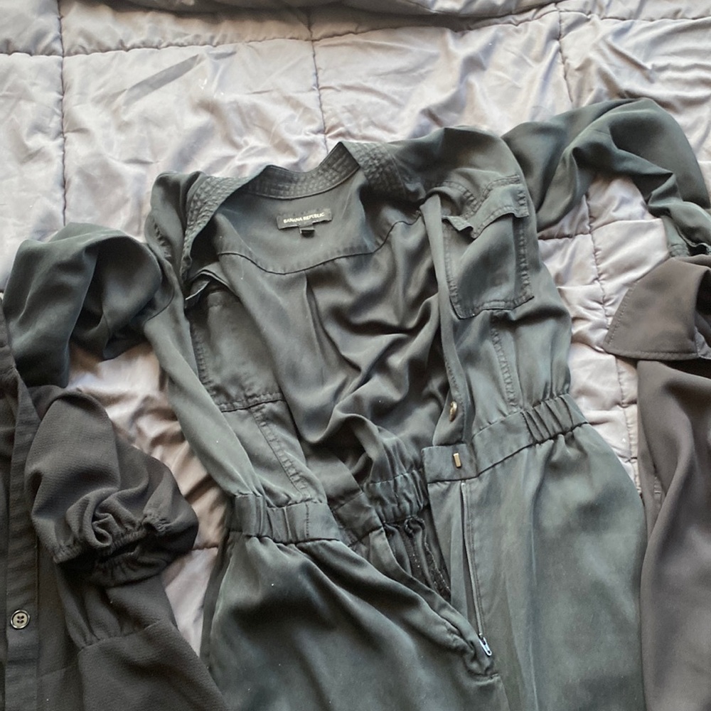 Banana Republic Tencel Jumpsuit Petite 00